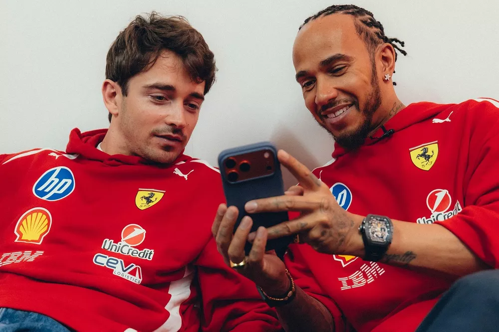 Lewis Hamilton ve Charles Leclerc, Ferrari