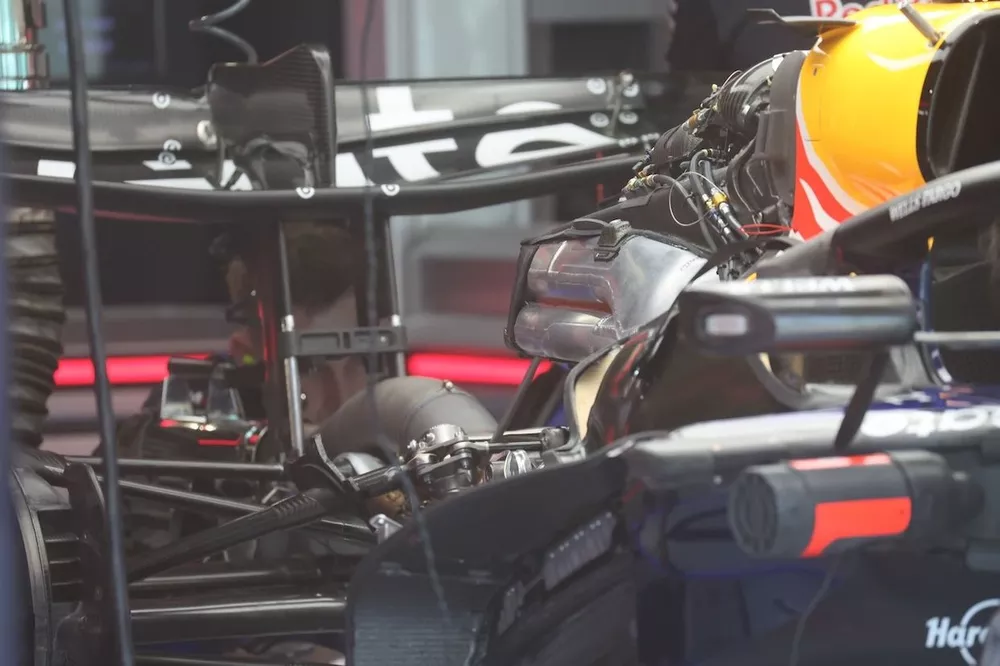 Detalle t&eacute;cnico del Red Bull RB22