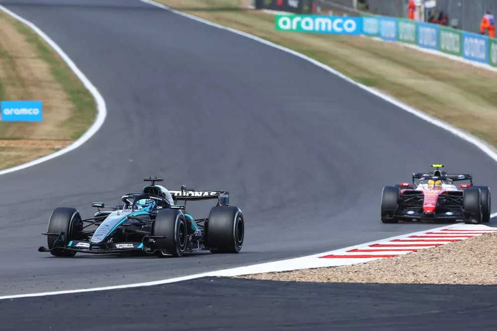 Lewis Hamilton, Ferrari, George Russell, Mercedes