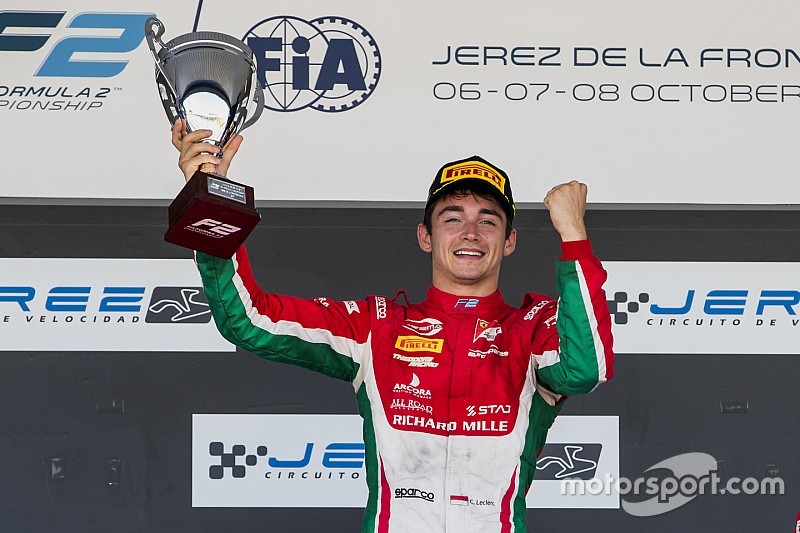 Leclerc se consagró campeón tras un ajustado triunfo en Jerez