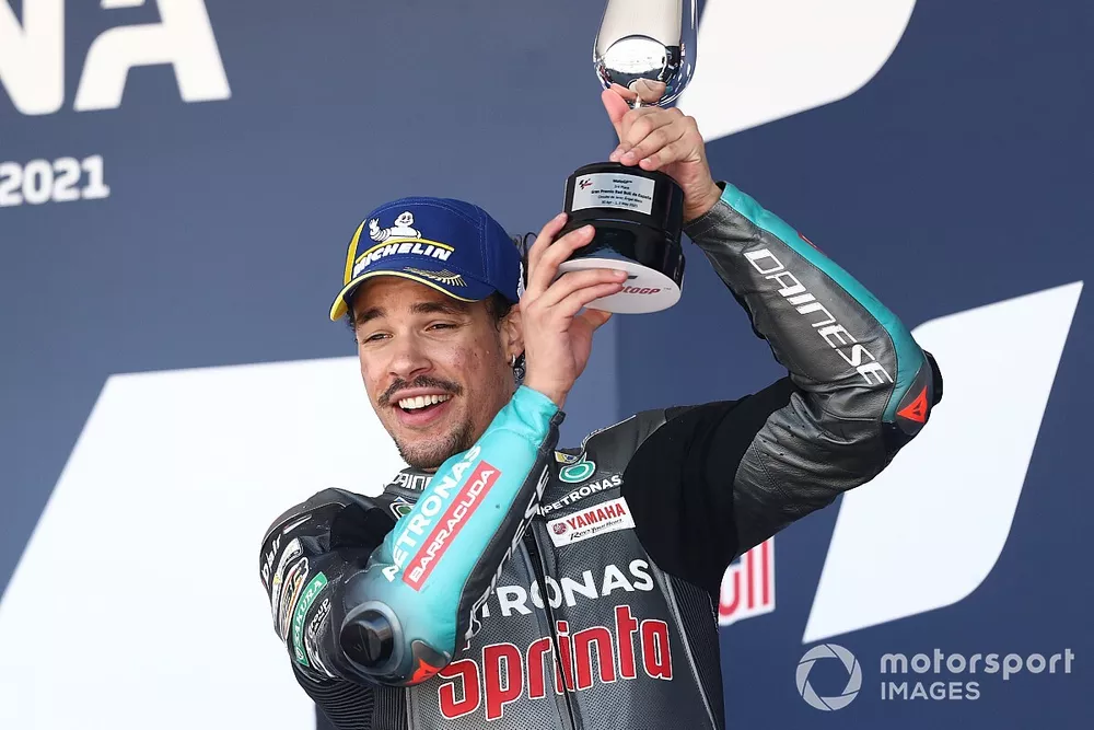 Podio: tercer lugar Franco Morbidelli, Petronas Yamaha SRT