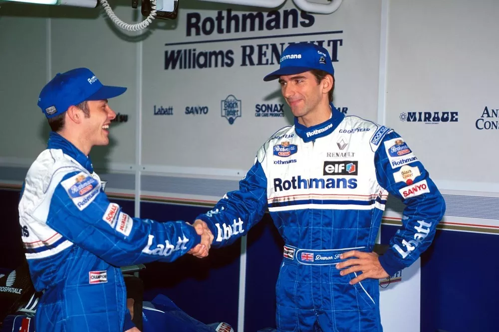 Damon Hill, Williams, Jacques Villeneuve, Williams