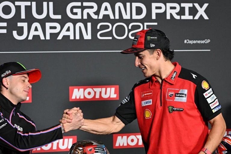 Marc Márquez y Marco Bezzecchi, Japon 2025