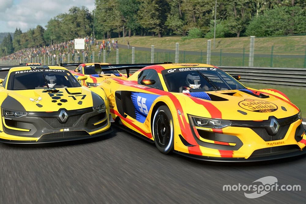 Sainz vs. Ocon en Gran Turismo Sport