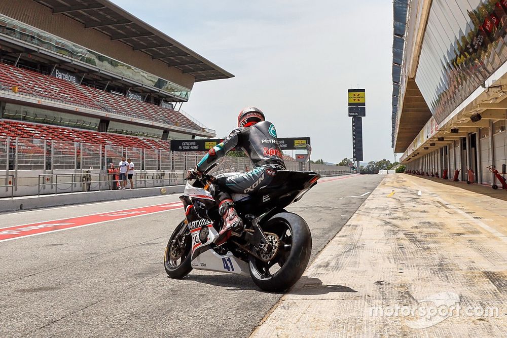 Xavi Vierge training Circuit Barcelona