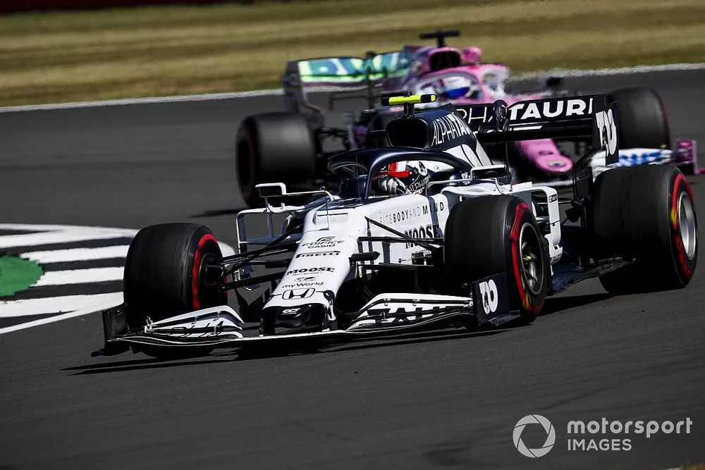 Pierre Gasly, AlphaTauri AT01, Nico Hulkenberg, Racing Point RP20
