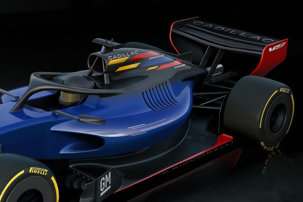 Cadillac F1 car detail