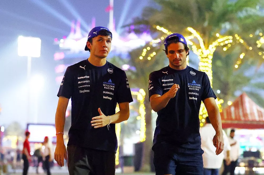 Carlos Sainz, Williams, Alex Albon, Williams