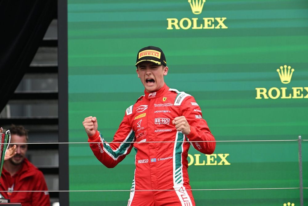 Podio: Ganador Dino Beganovic, Prema Racing