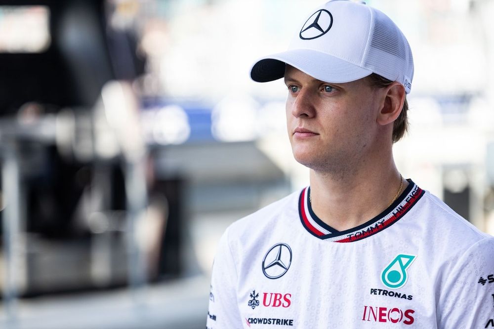 Mick Schumacher, reservecoureur, Mercedes-AMG F1 Team, voor Pirelli-hotlaps 