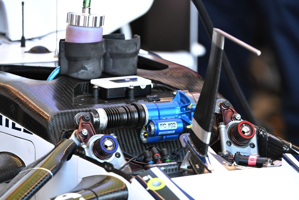 Suspensi&oacute;n del Racing Point RP19