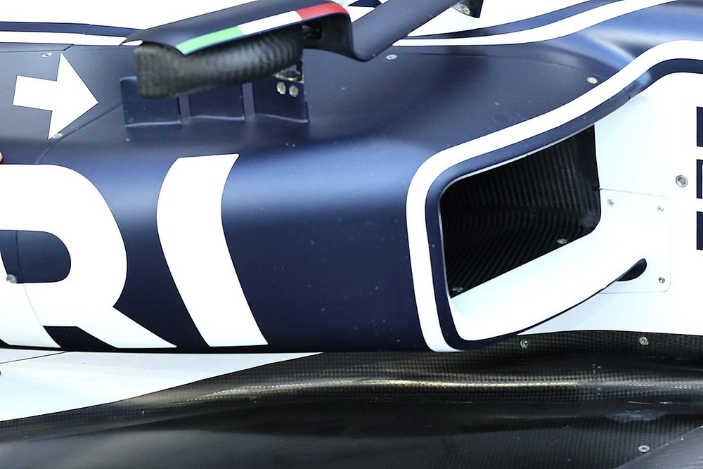 Aletas del AlphaTauri AT03