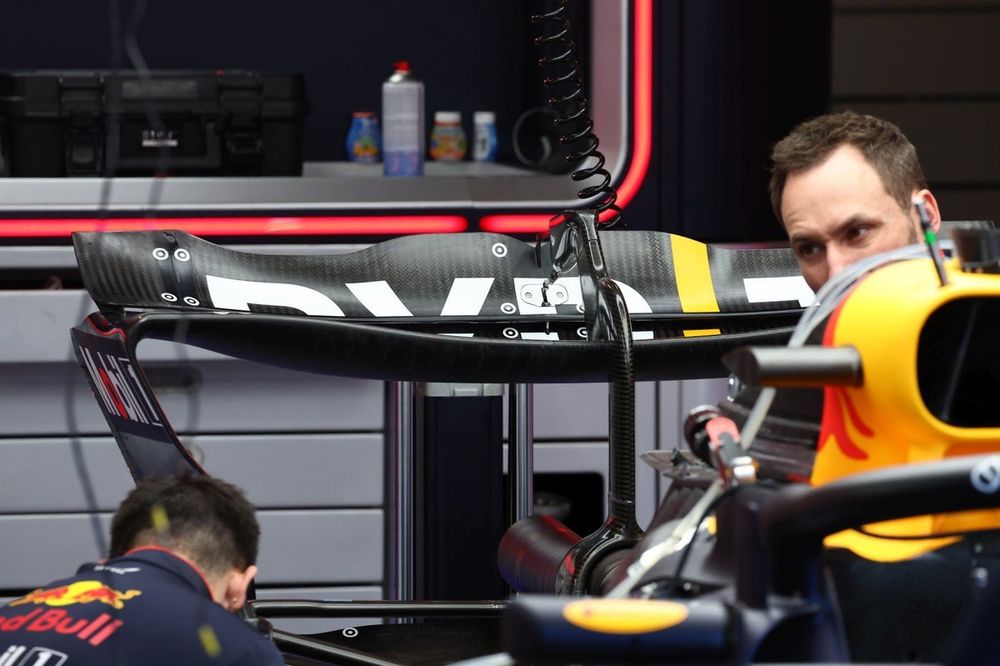 Detalle técnico del Red Bull Racing RB20