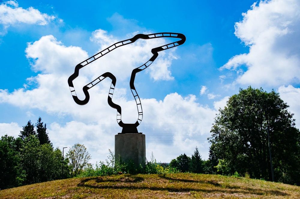 Spa-Francorchamps track sculpture