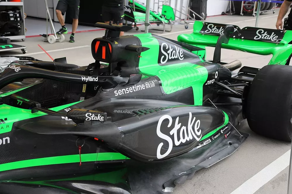 Dettaglio tecnico della Sauber C44 