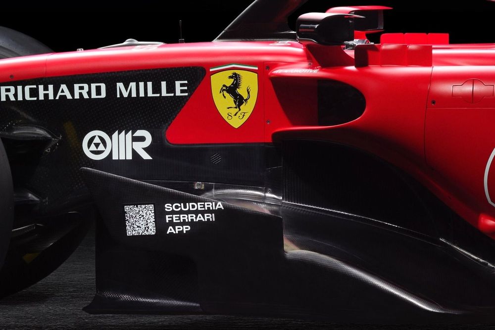Ferrari SF-23. Detalle lateral