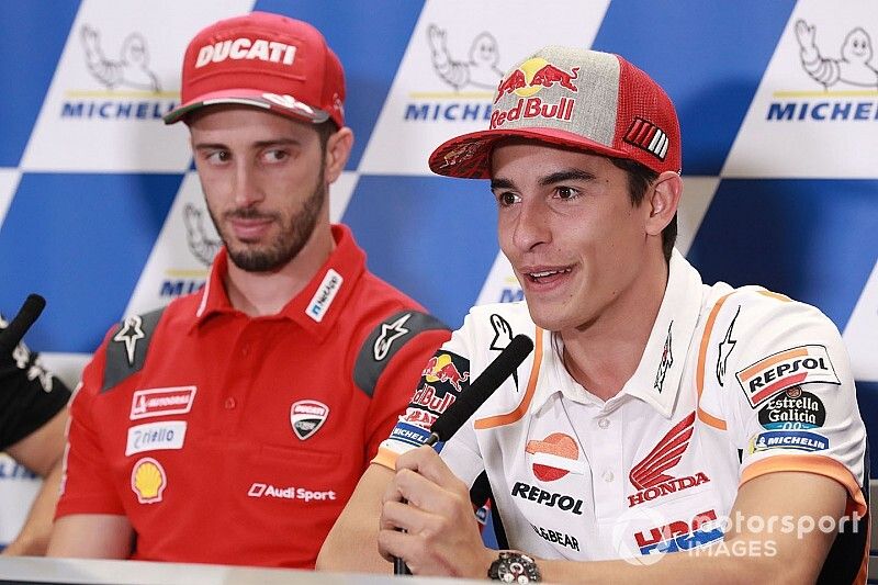 Andrea Dovizioso, Ducati Team, Marc Márquez, Repsol Honda Team