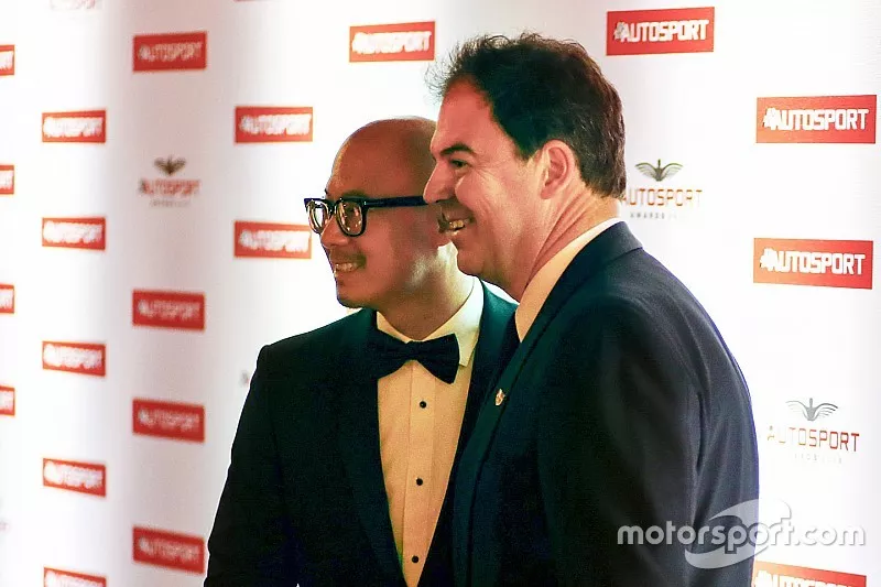 Edmund Chu, SECA General Manager (L) and James Allen, Motorsport Network (R)