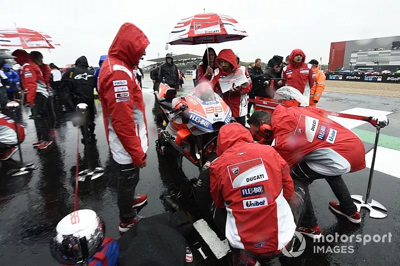 Jorge Lorenzo, Ducati, durante el Gran Premio de Gran Bretaña
