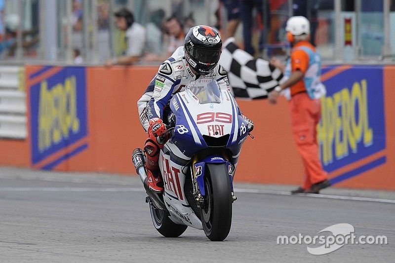 Race winner Jorge Lorenzo, Yamaha Factory Racing