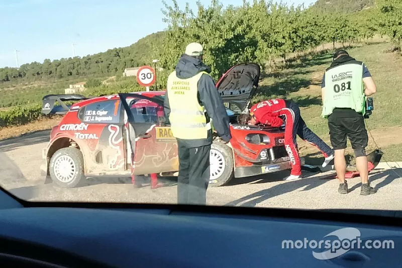 Problemi per Sebastien Ogier, Julien Ingrassia, Citroen C3 WRC