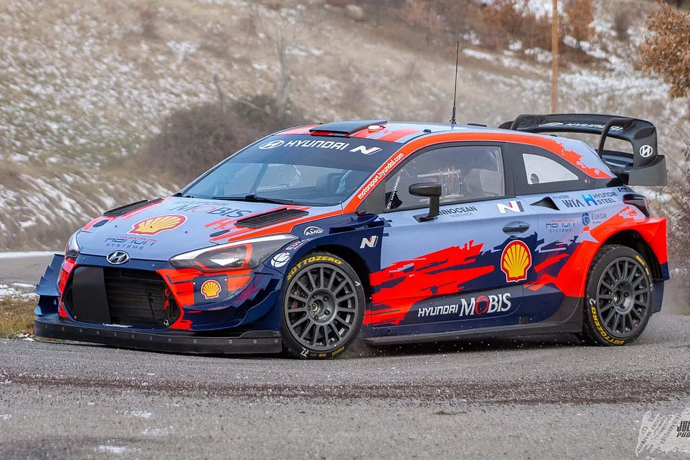 Ott Tanak, Martin Jarveoja, Hyundai i20 Coupe WRC