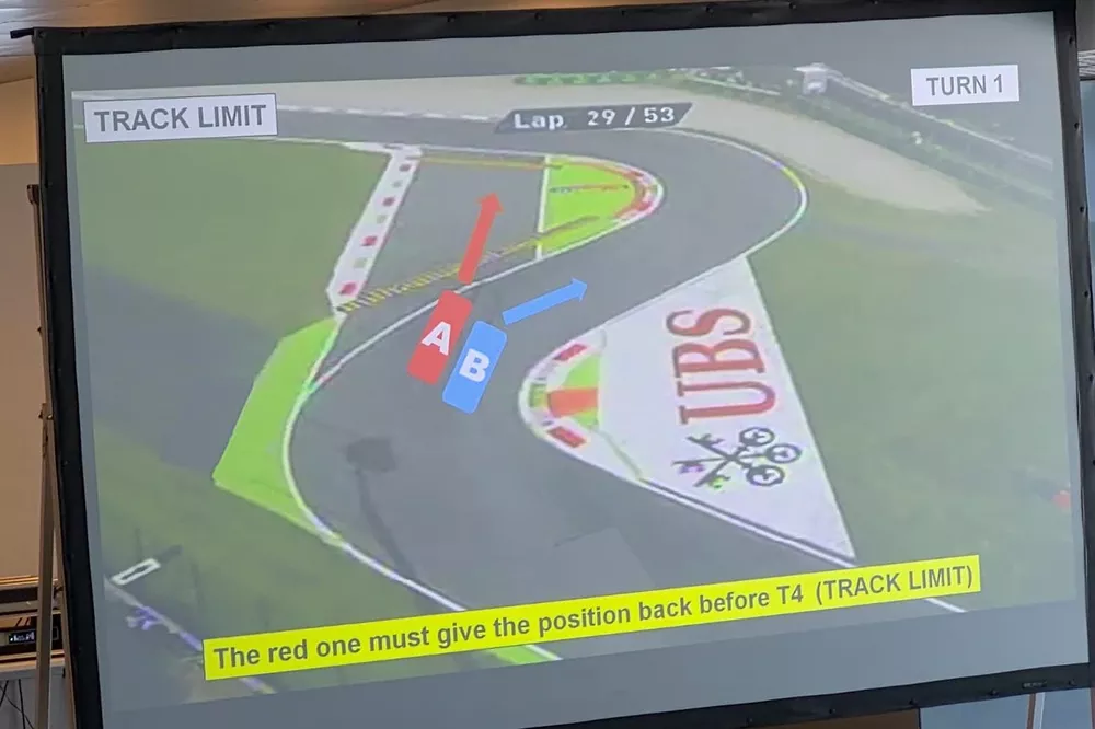 Slide sulla Prima Variante a Monza nel briefing PCCI