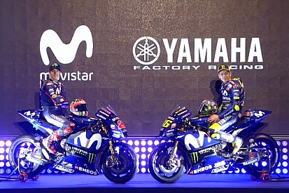Yamaha presentó los colores de la moto de Rossi y Viñales para 2018