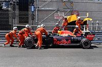 Verstappen se estrella y Ricciardo lidera antes de la clasificación de Mónaco