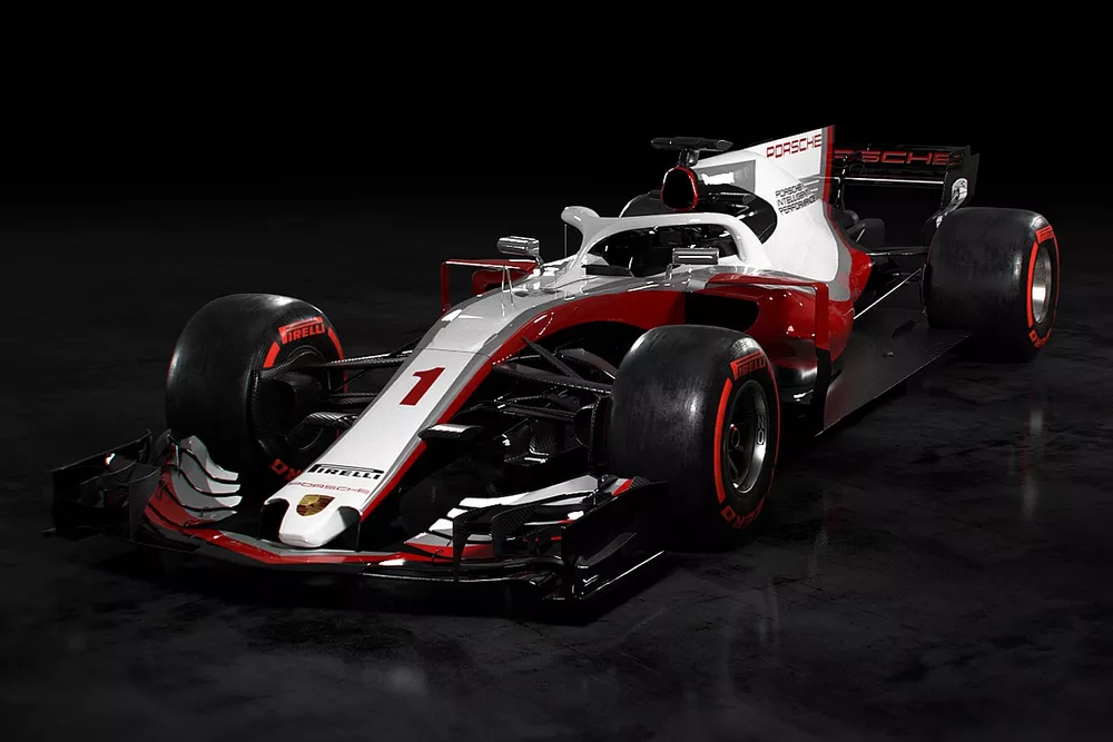 Decoraci&oacute;n del Porsche F1