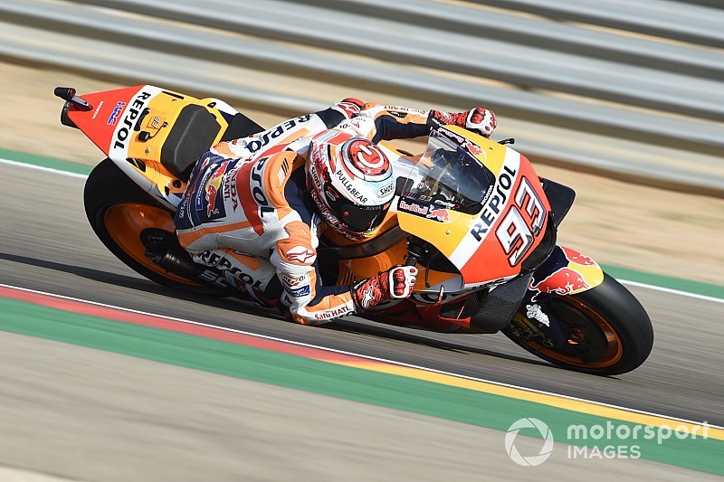 Marquez piega Dovizioso e ritrova la vittoria ad Aragon, sul podio un super Iannone