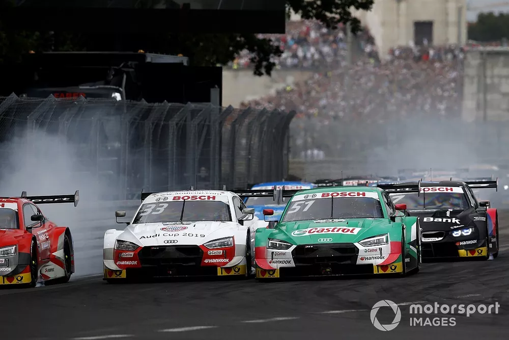 René Rast, Audi Sport Team Rosberg, Audi RS 5 DTM, Nico Müller, Audi Sport Team Abt Sportsline, Audi RS 5 DTM at the start 