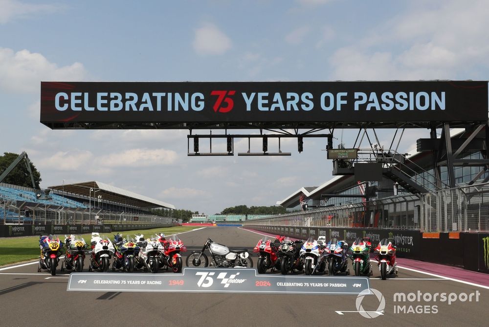 MotoGP 75th anniversary retro liveries 
