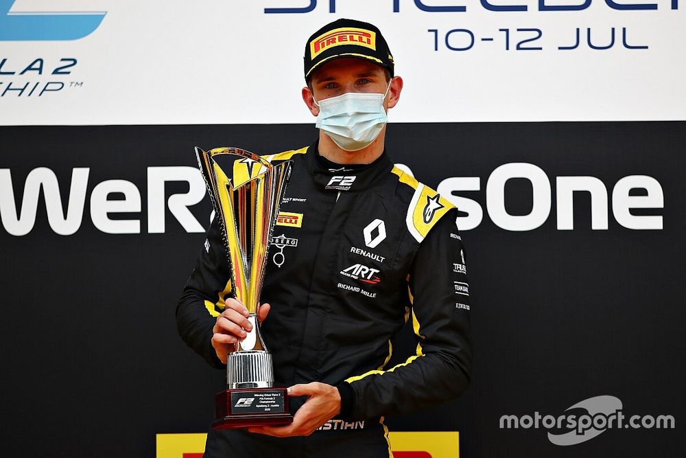 Race winner Christian Lundgaard, ART Grand Prix