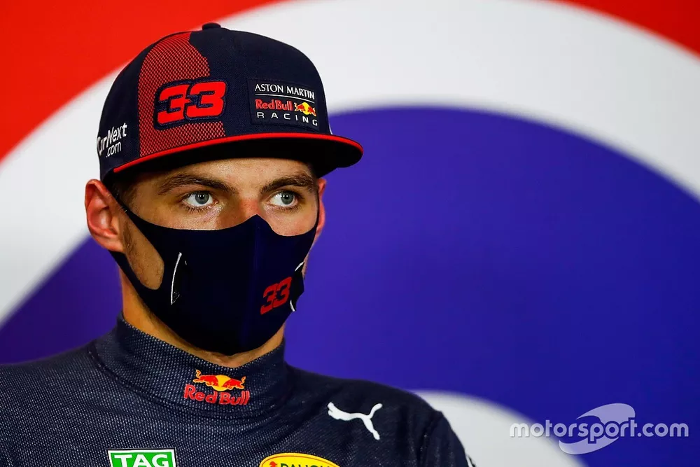 Max Verstappen, Red Bull Racing, in conferenza stampa