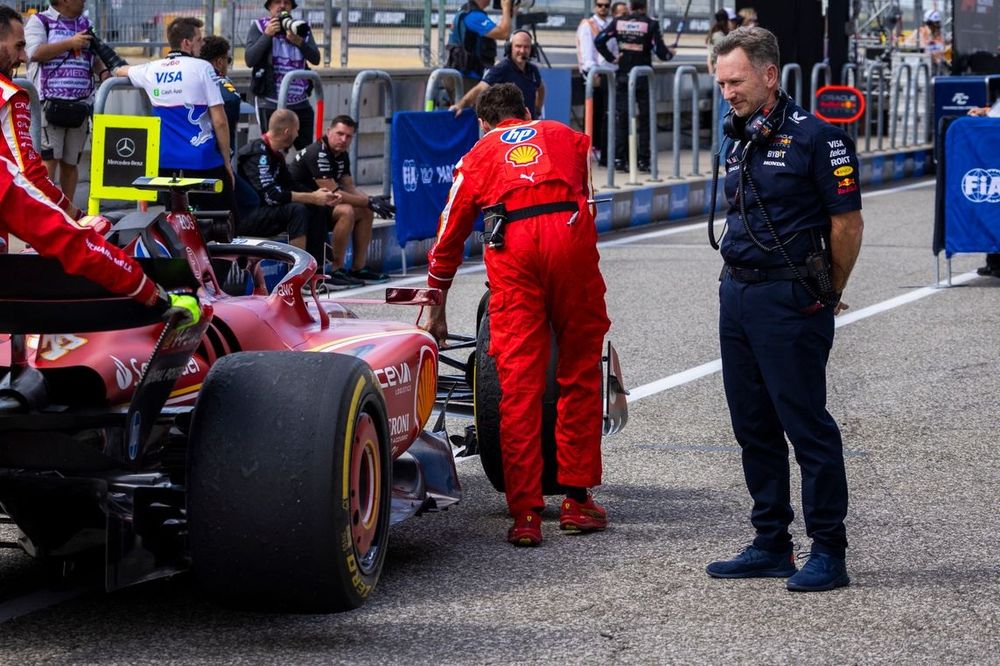 Christian Horner, Red Bull Racing, Carlos Sainz, Ferrari SF-24