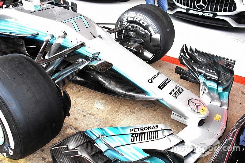 Mercedes AMG F1 W08 front detail