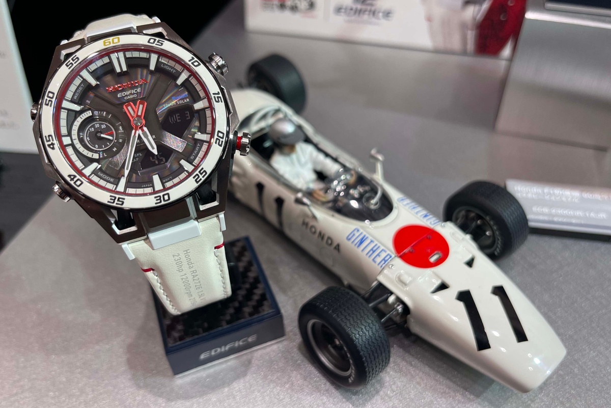 カシオEDIFICE、ホンダF1初優勝60周年記念特別モデルを発表。RA272の