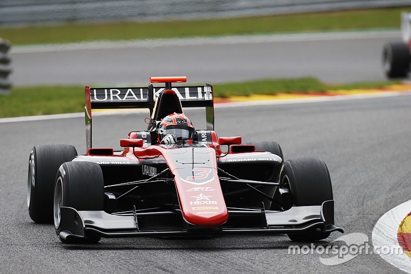Мазепин выиграл вторую гонку уик-энда GP3 в Спа