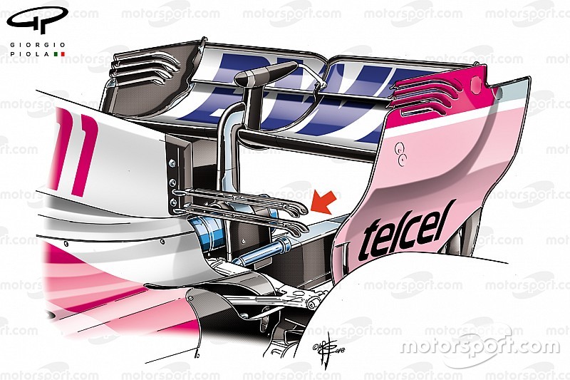 Dans les détails techniques des F1 à Singapour