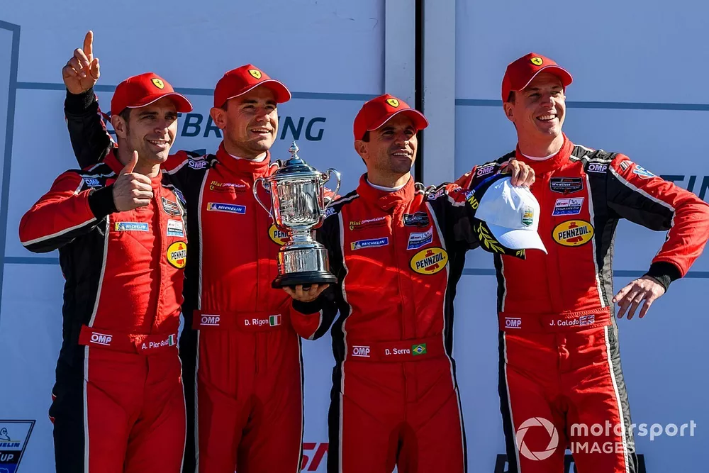 #62 Risi Competizione Ferrari 488 GT3: Alessandro Pier Guidi, James Calado, Daniel Serra, Davide Rigon