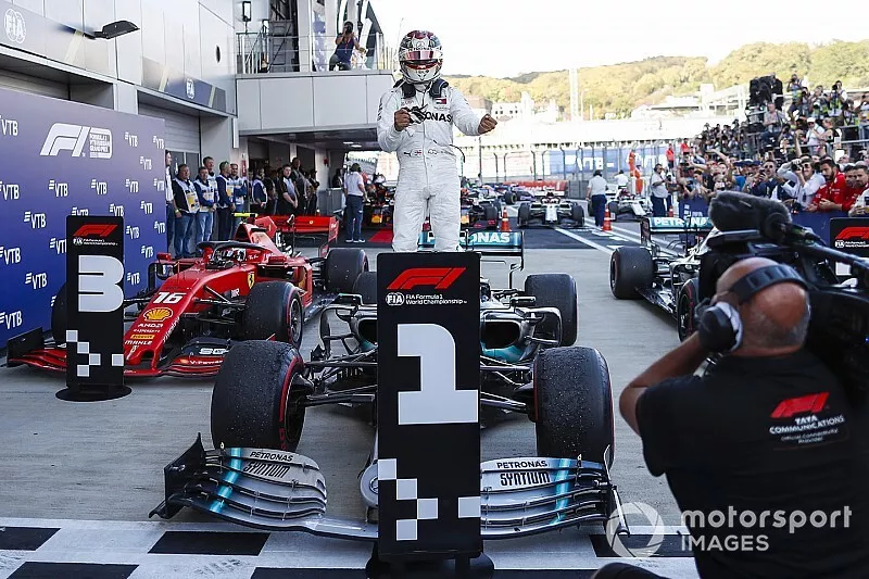 Ganador Lewis Hamilton, Mercedes AMG F1
