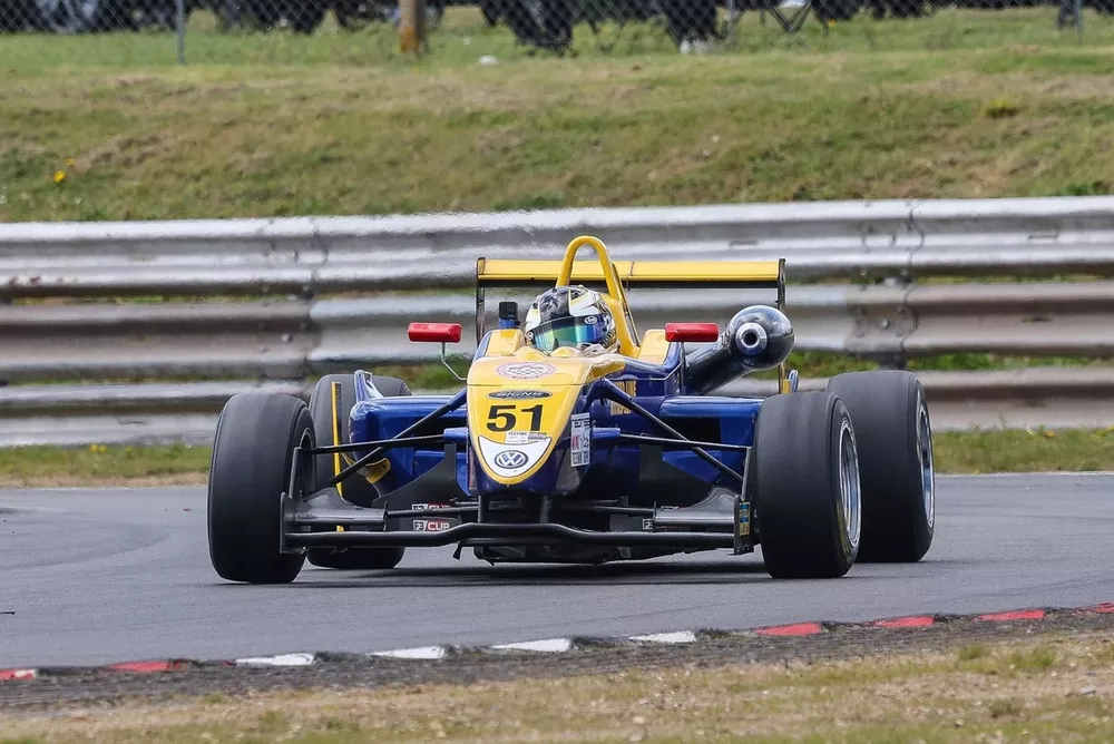 George Line (51) won the first and third Monoposto races
