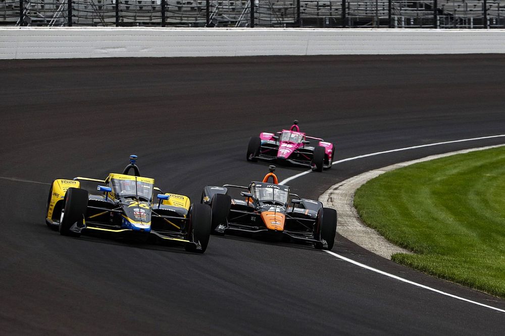 Colton Herta, Andretti Autosport Honda, Patricio O'Ward, Arrow McLaren SP Chevrolet