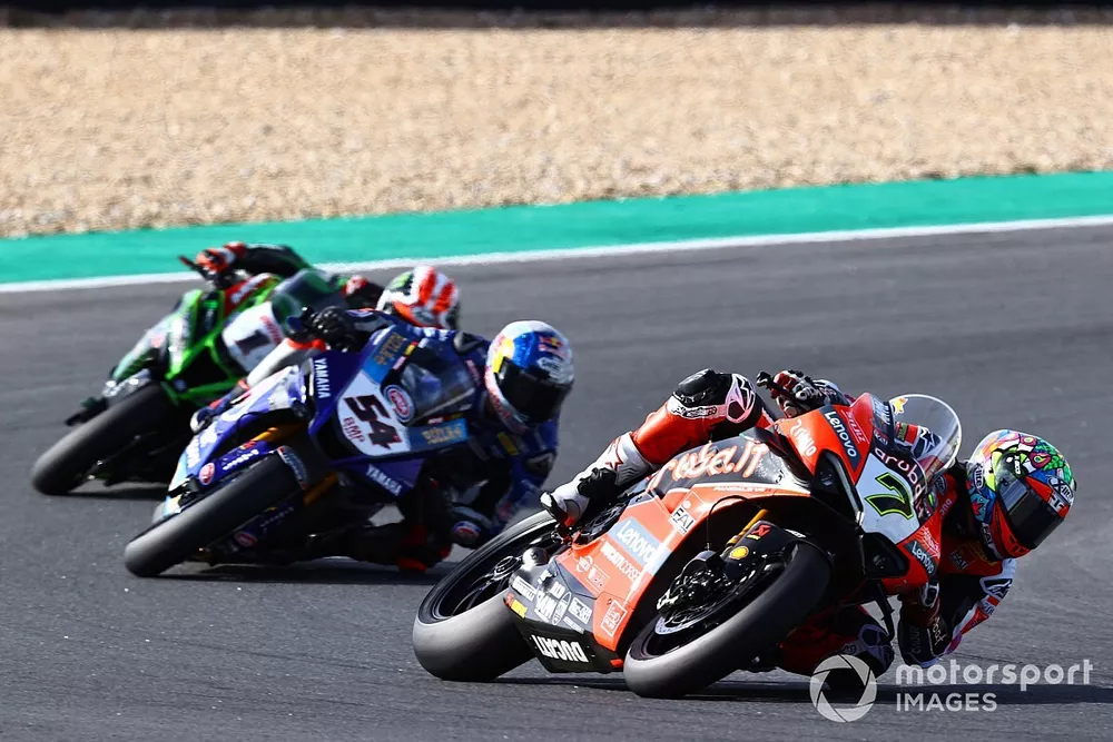 Chaz Davies, ARUBA.IT Racing Ducati, Toprak Razgatlioglu, Pata Yamaha