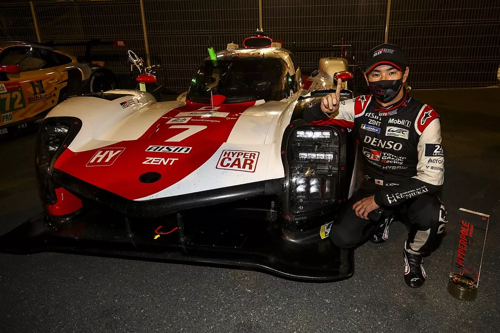 Kamui Kobayashi, #7 Toyota Gazoo Racing Toyota GR010 - Hybrid Hypercar 