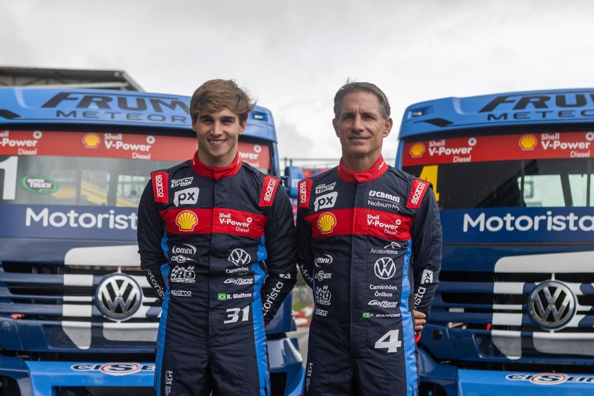 Shell emplaca toda família V-Power nas pistas com apoio aos Giaffone