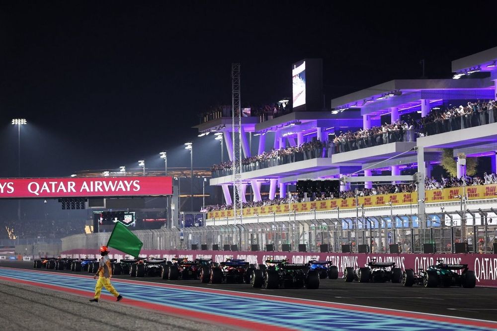Salida del GP de Qatar