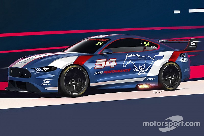 Каким будет Mustang для серии Supercars: официальный рендер