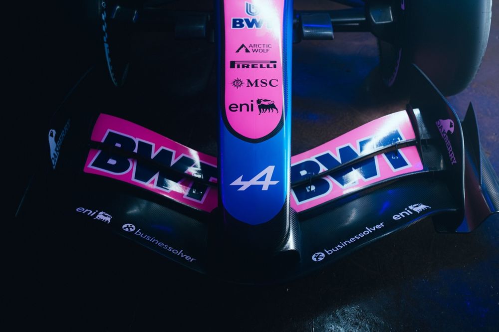 Decoraci&oacute;n de Alpine para la F1 2026 